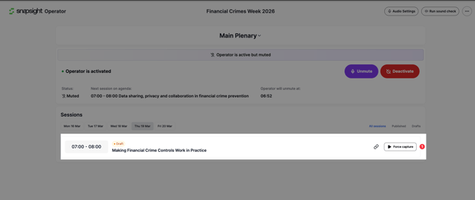 Force capture option